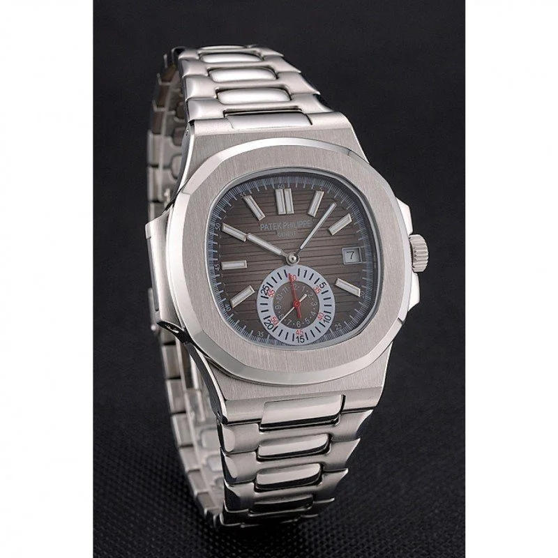 Nautilus 5980/1A-015 Dial Silver 40 mm, Stainless Steel
