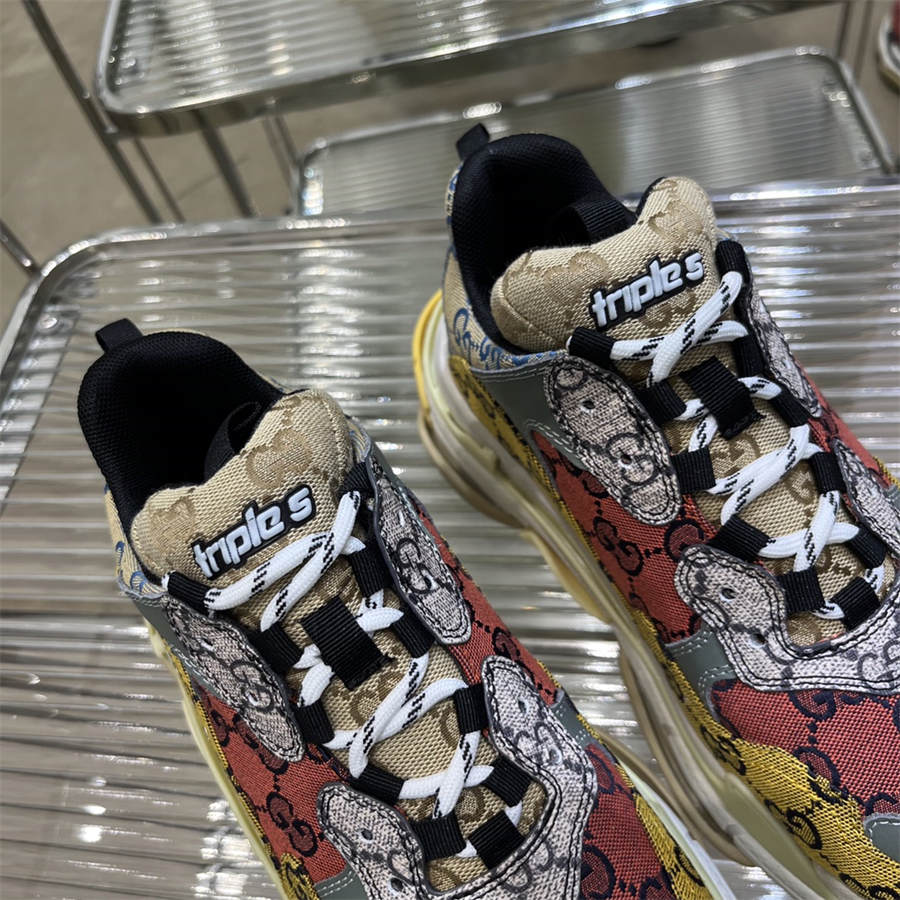 Balenciaga x Gucci triple sneakers