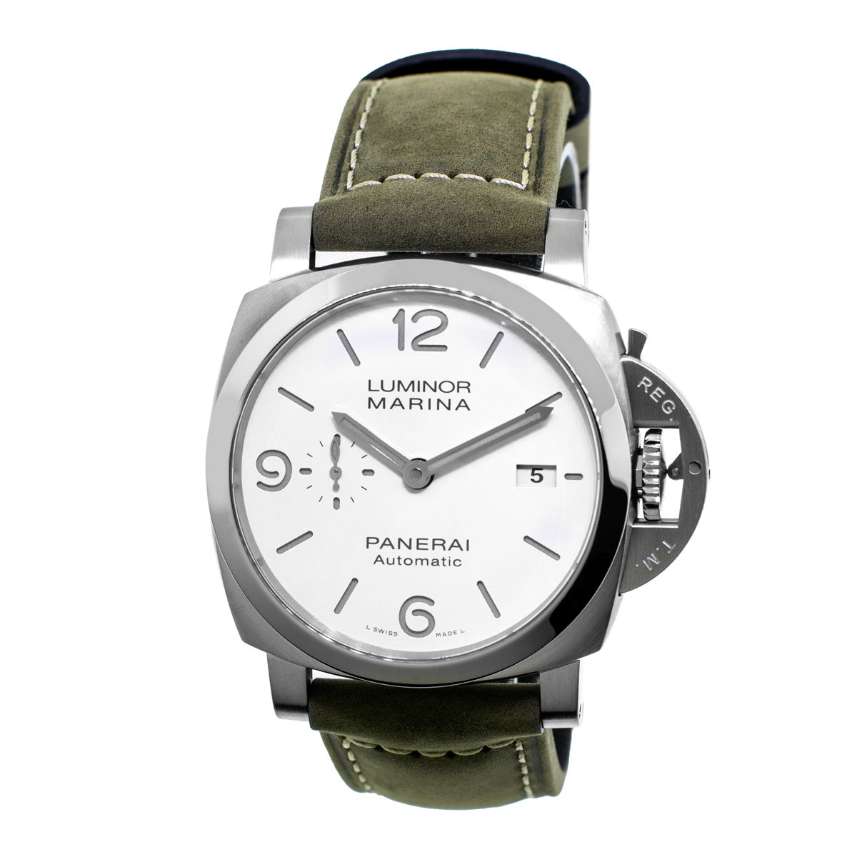 Luminor Marina Steel White Arabic 44mm PAM01314