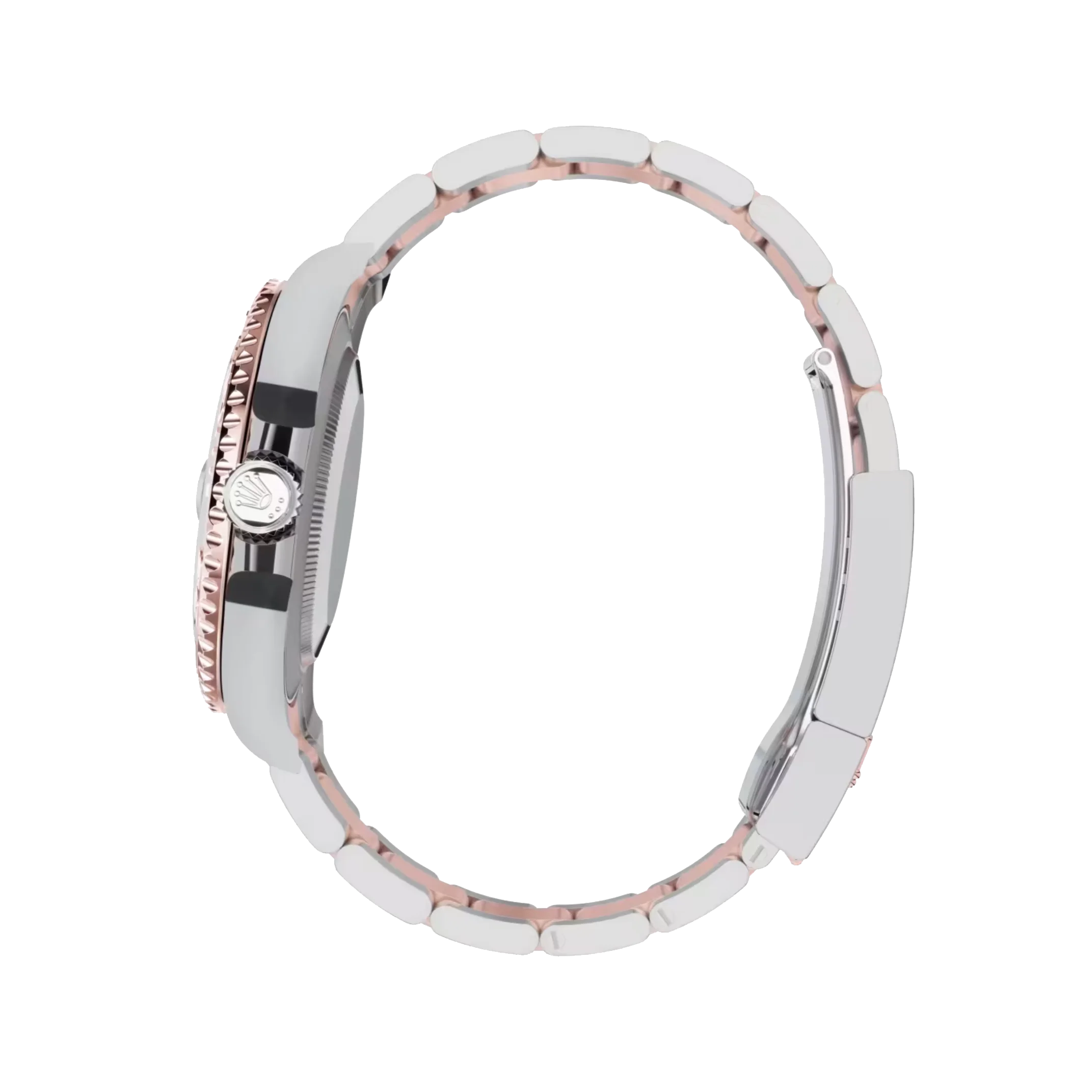 Yacht-Master: Everose gold, Intense black dial, Oyster bracelet, m126621-0002