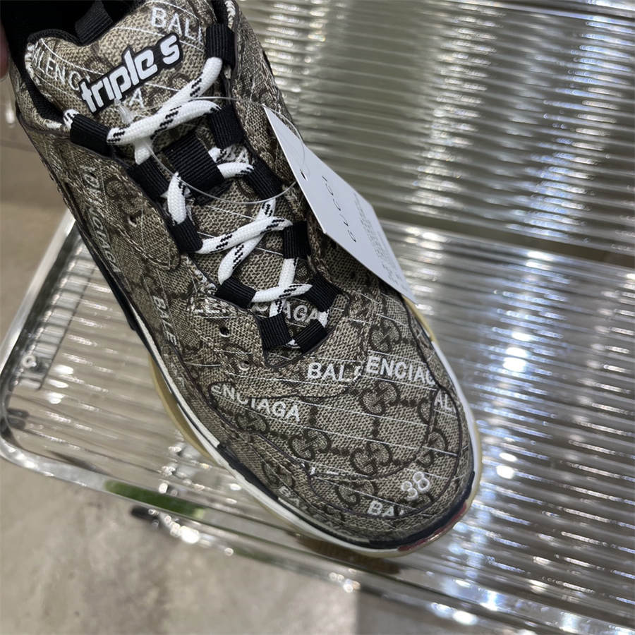 Balenciaga x Gucci triple sneakers