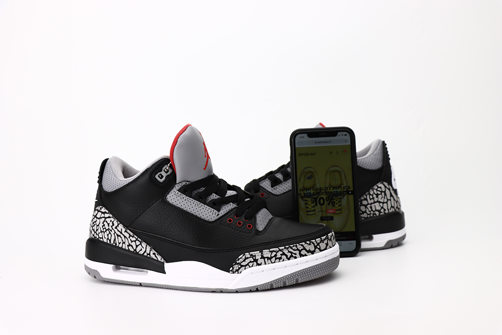 AIR JORDAN 3 BLACK CEMENT