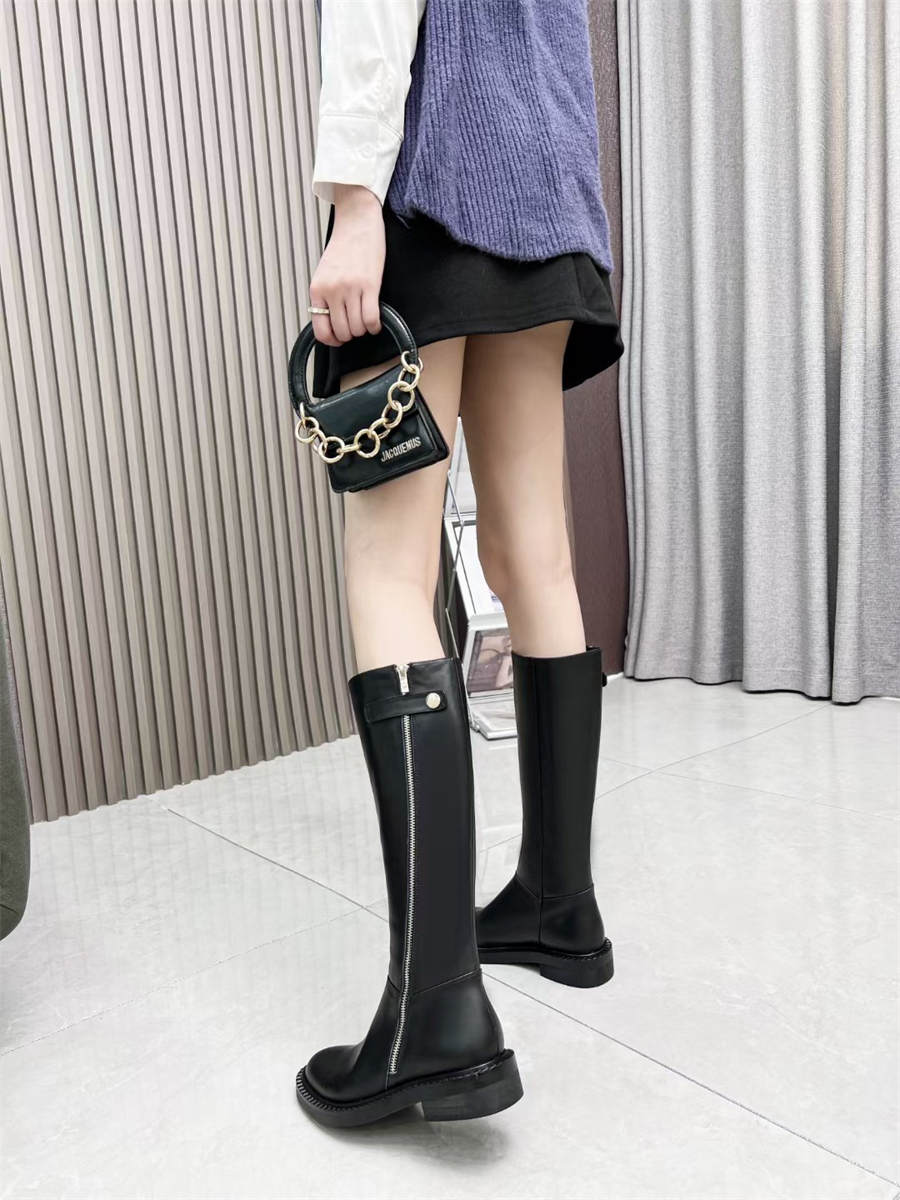 Balenciaga zipper tall boots