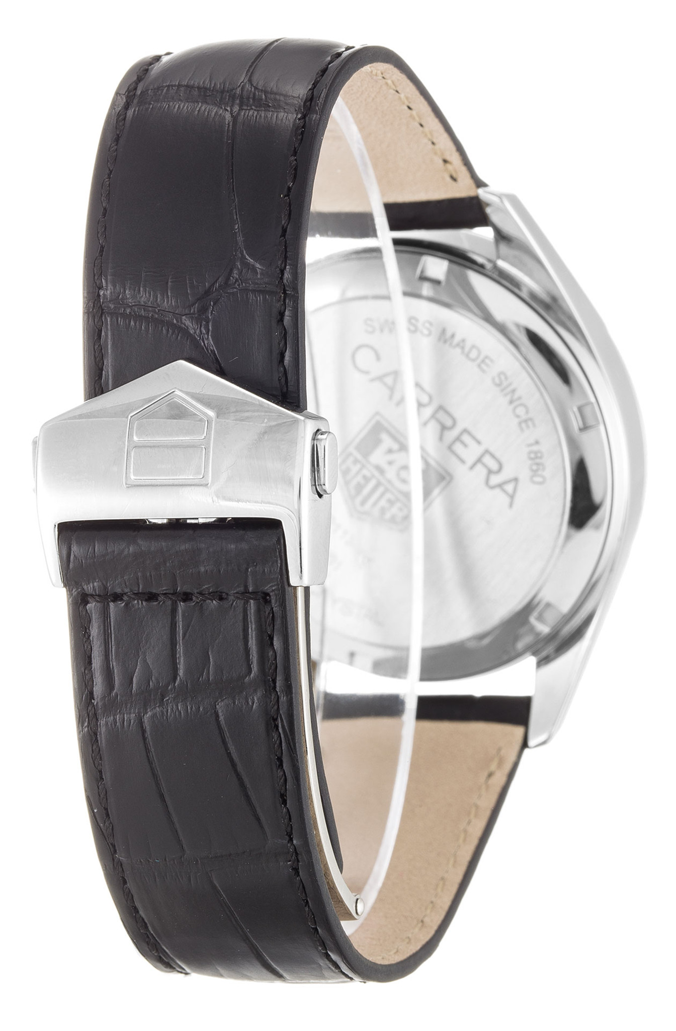 Carrera CV2113.FC6180 Black Dial Leather Strap 37MM