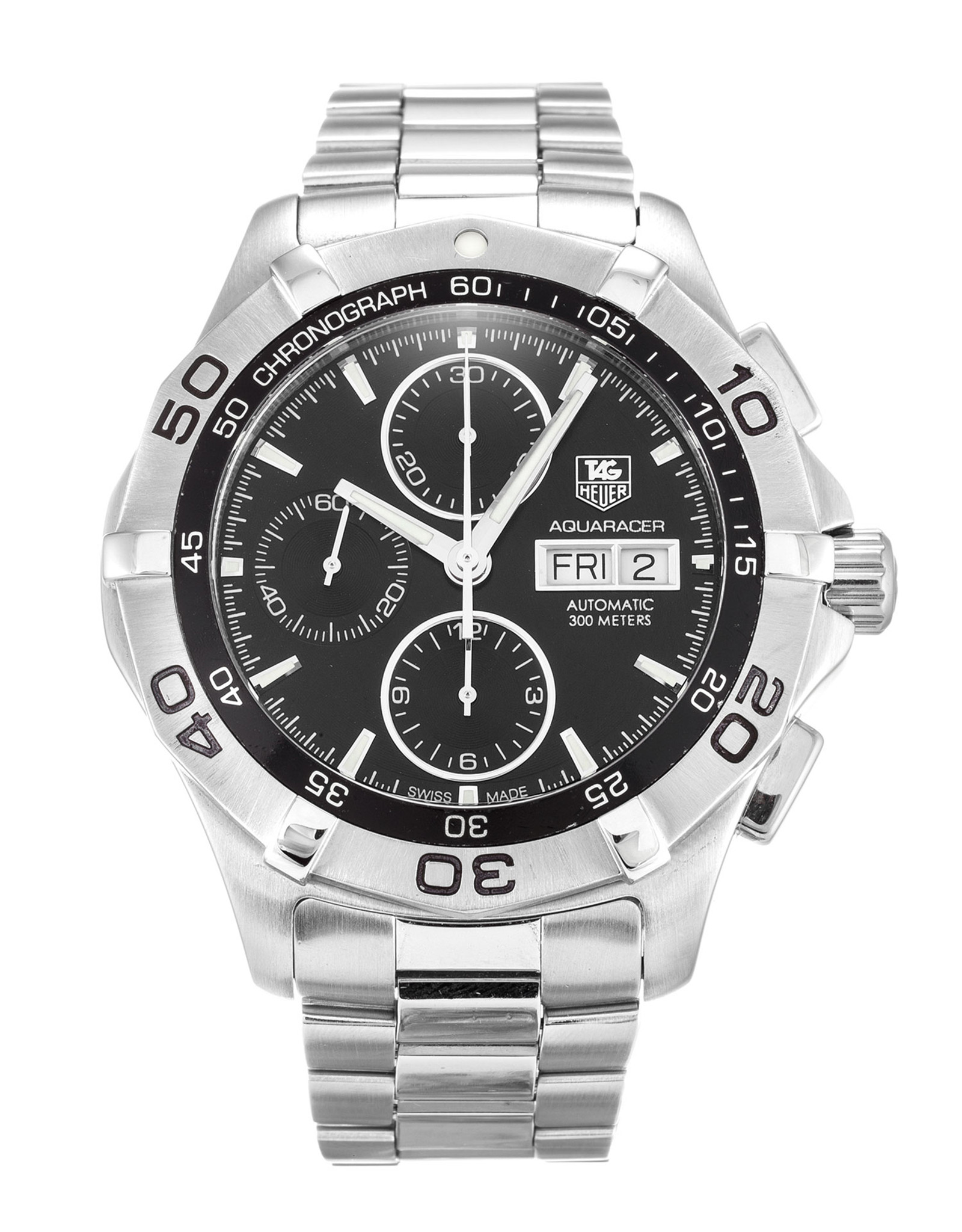 Aquaracer Black Dial Stick Markers CAF2010.BA0815 43MM