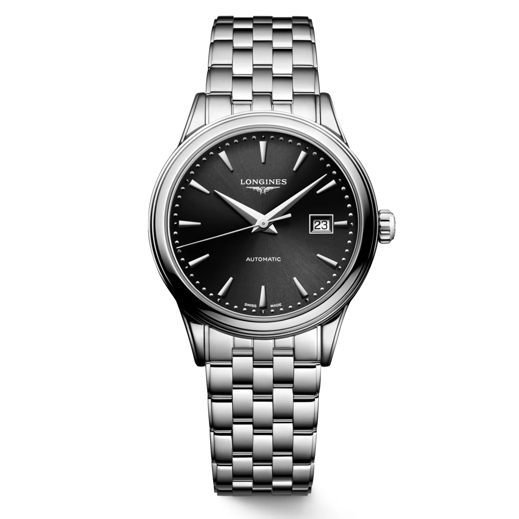 Flagship 30mm Automatic Black Dial Stainless Steel Watch L43744596