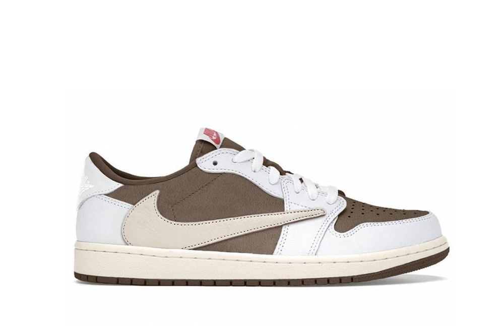 TRAVIS SCOTT X AIR JORDAN 1 LOW “WHITE BROWN”