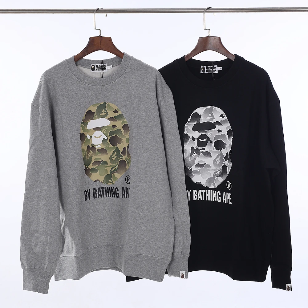 BAPE BLACK/GRAY LOGO SWEATER 11