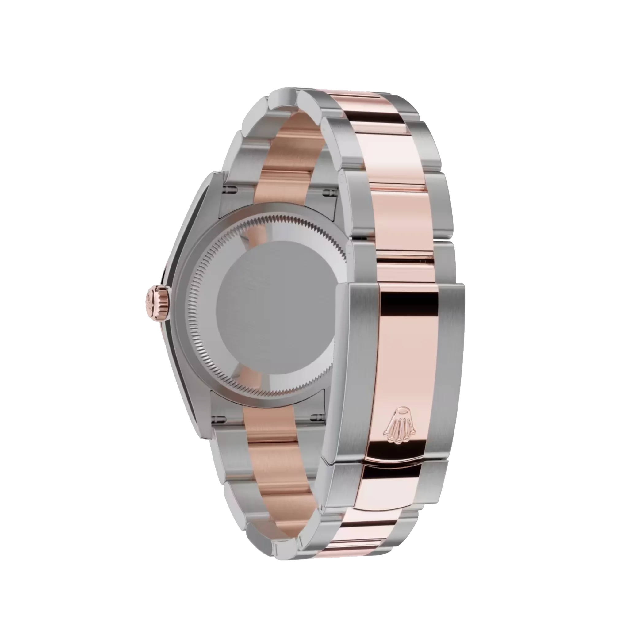 Datejust: Oystersteel and Everose gold, slate dial, Oyster bracelet, m126201-0014