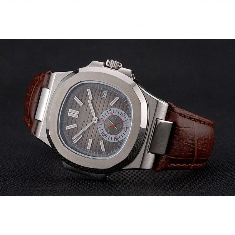 Nautilus 5980R-011 Dial Silver 40 mm, Stainless Steel