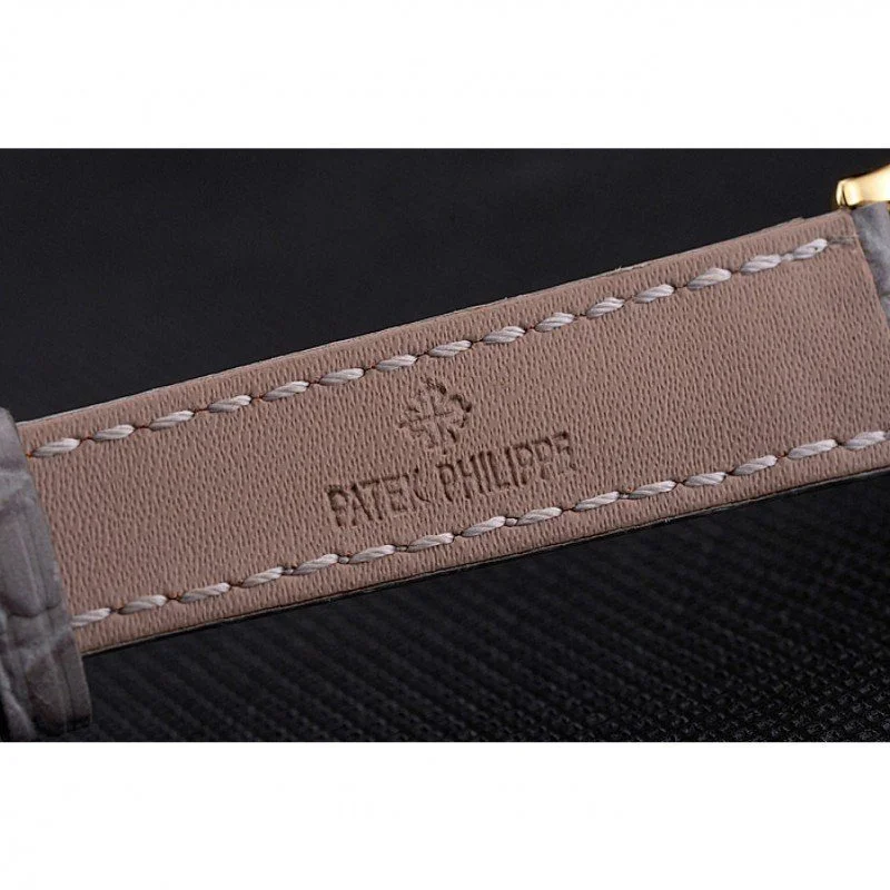 Calatrava Dial White 28 mm, Yellow Gold Plated