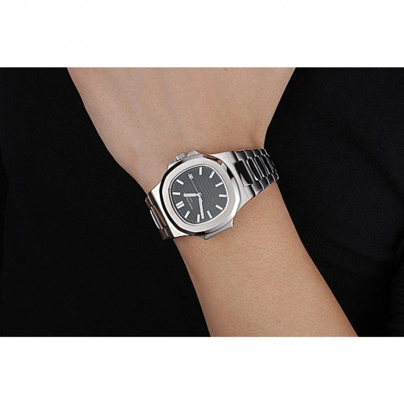 Nautilus 3711/1B Dial Black 39 mm, Stainless Steel