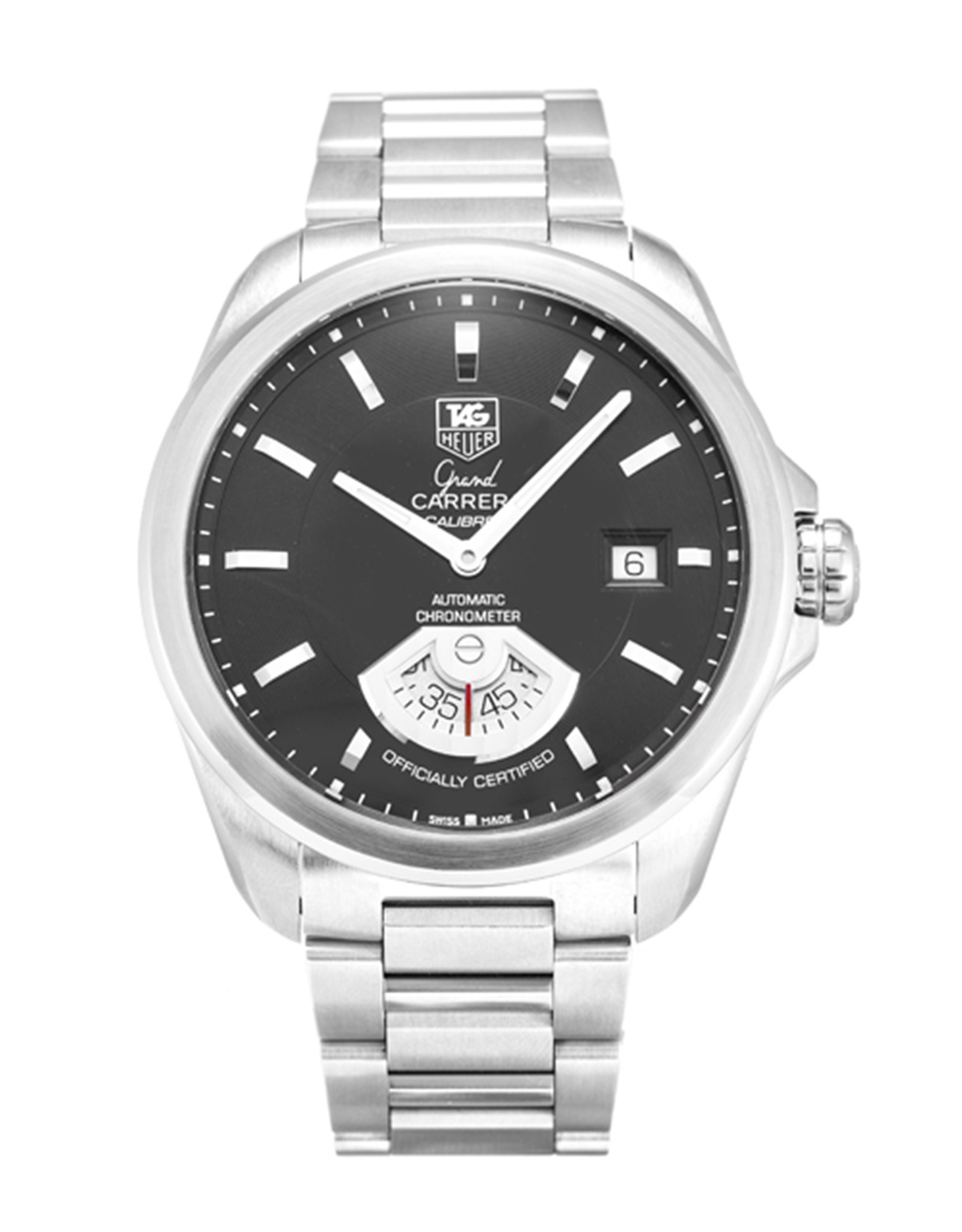 Grand Carrera WAV511A.BA0900 Black Dial Stick Markers 40.2MM