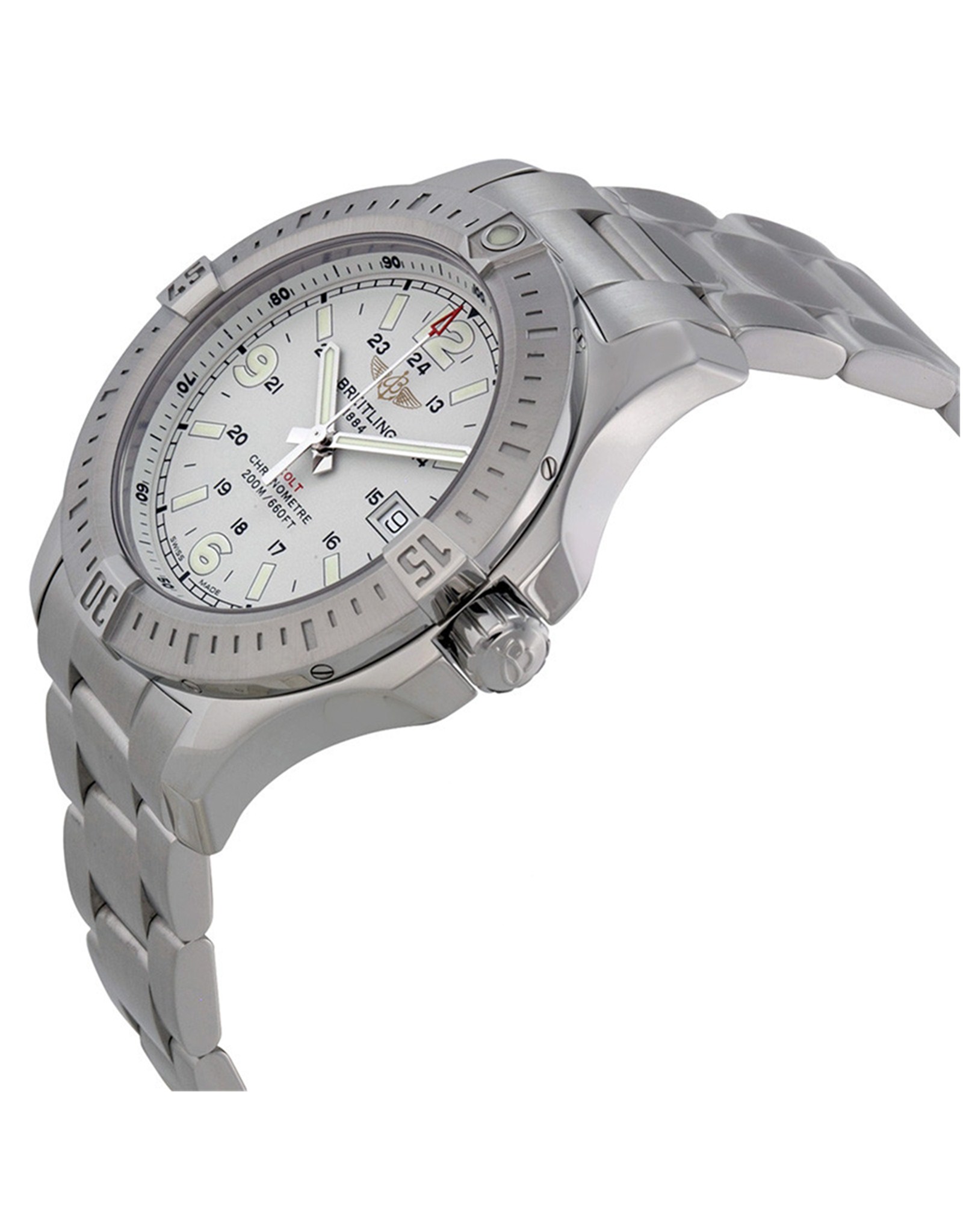 Colt Silver Dial Stainless Steel Casep A7438811 G792SS