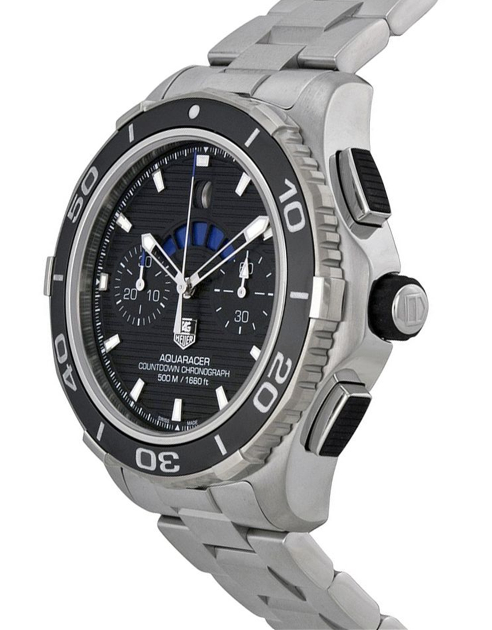 Aquaracer Black Dial Men's Watch CAK211A.BA0833 43MM