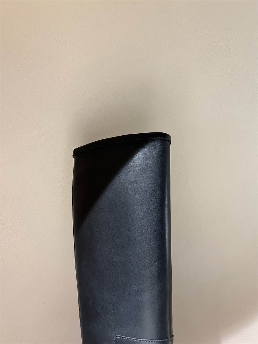 Balenciaga trooper square toe boots