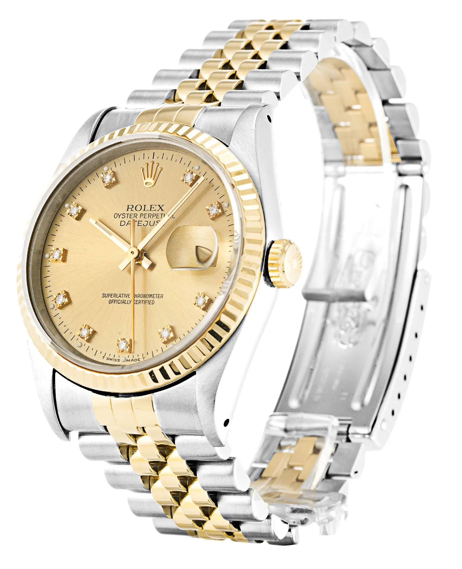 Datejust Champagne Diamond Dial 16233