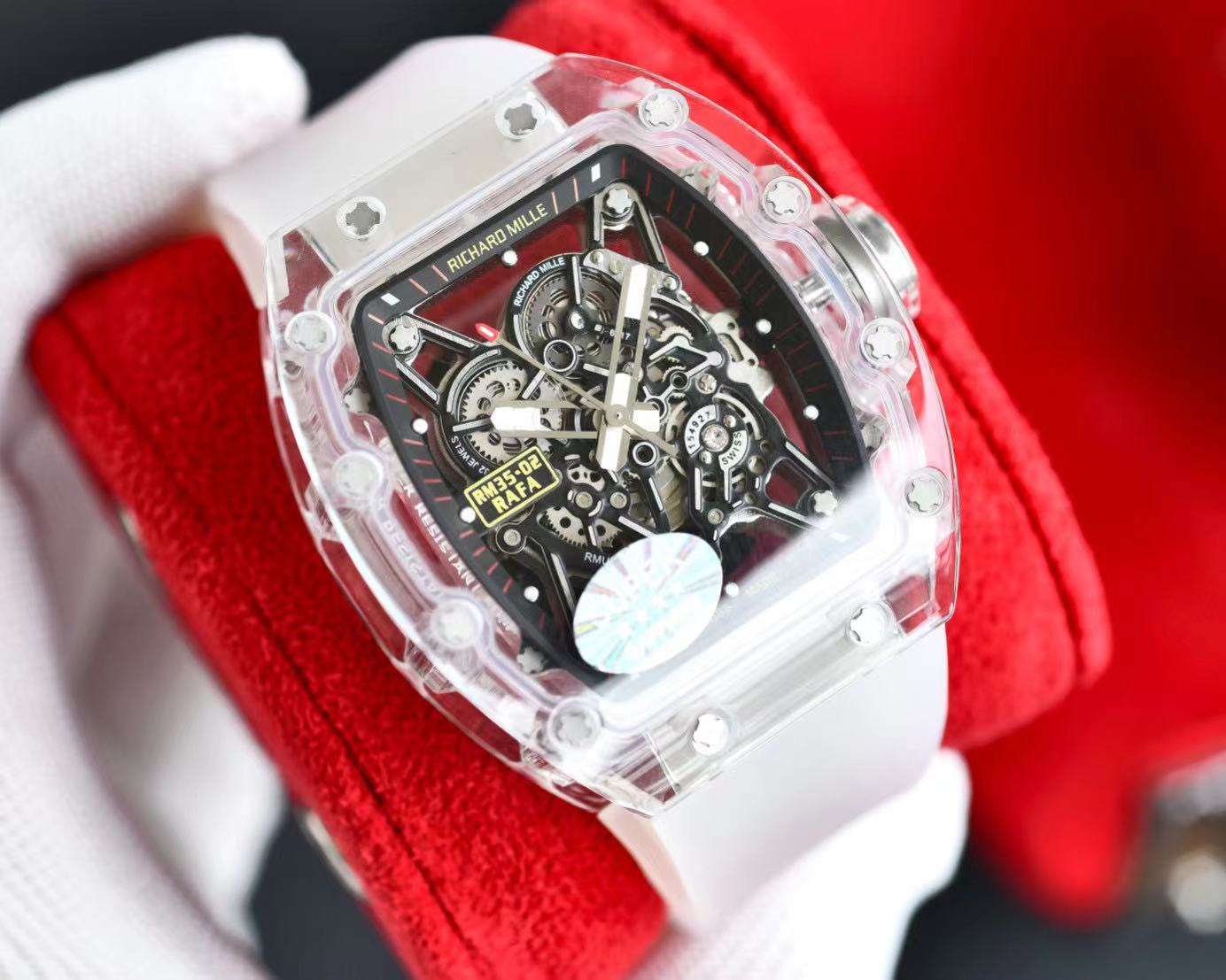 rm35-02 Glass Transparent Watch