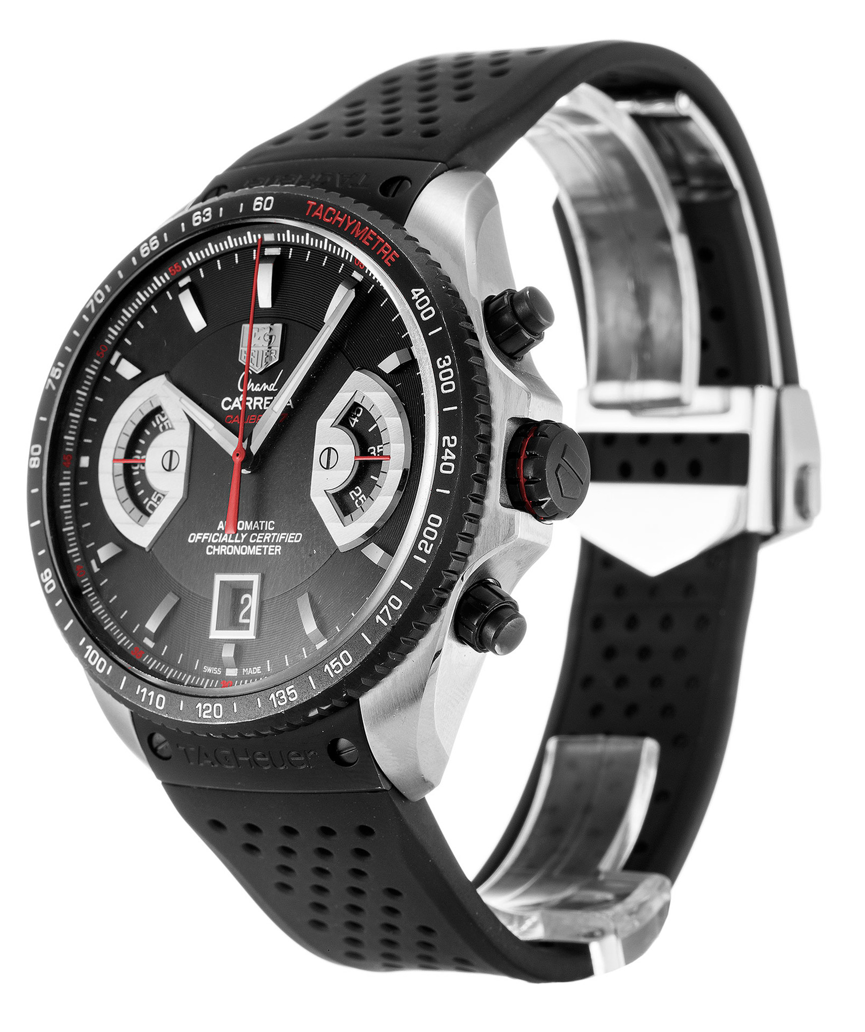 Grand Carrera CAV511C.FT6016 Black Dial Stick Markers 43MM