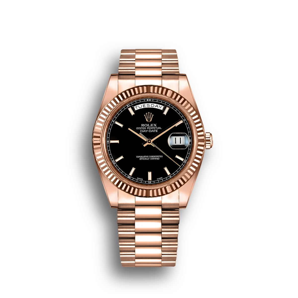 Day-Date II Black Dial 218235