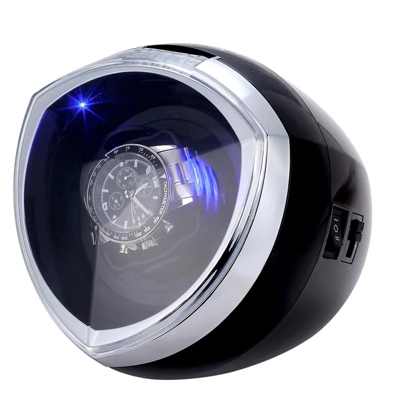 Watch Winder for Automatic Watches, watch home winding box, storage box with ambient light, super quiet, anti-magnetization