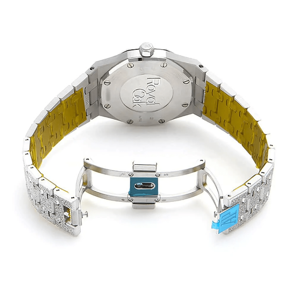 Royal Oak Frosted Gold 33 mm, White Gold/Gem Set Ref. 67653BC.GG.1263BC.02