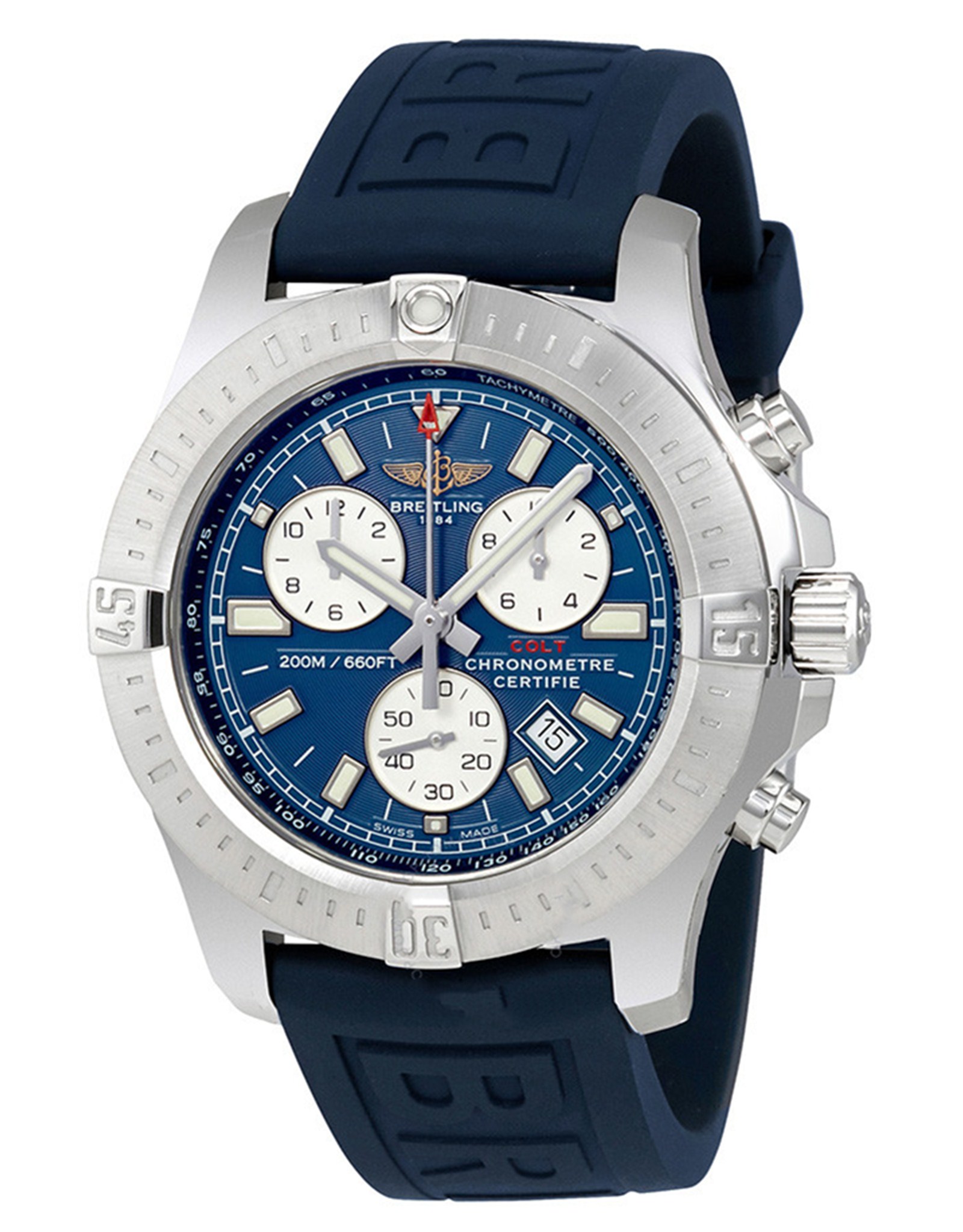 Colt Blue Dial Rubber Strap A7338811 C905 158S A20SS.1