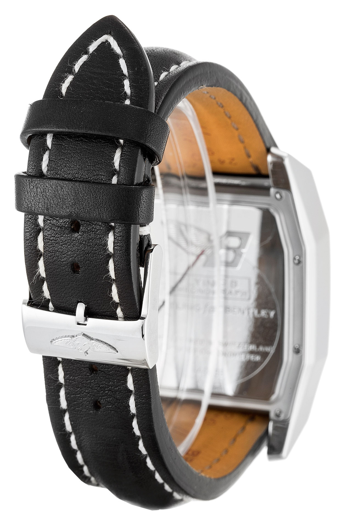 Bentley Flying B Chronograph Black Dial Leather Strap A44365