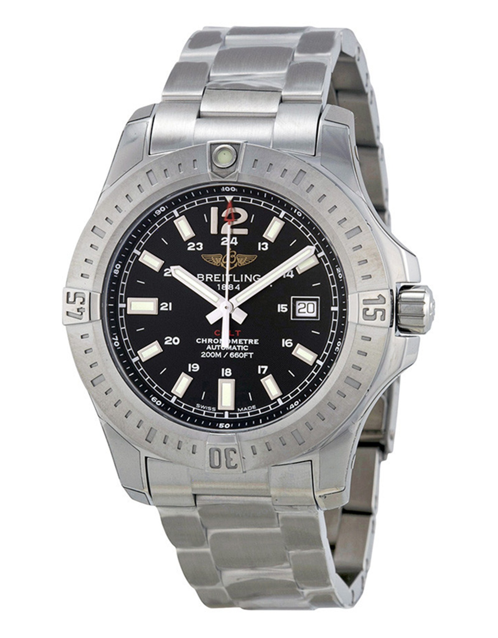 Colt Automatic Black Dial Men's Watch A1738811 BD44SS