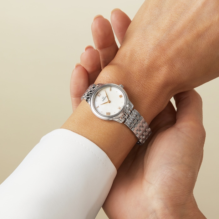 De Ville Prestige Quartz 27.5mm Ladies Watch White