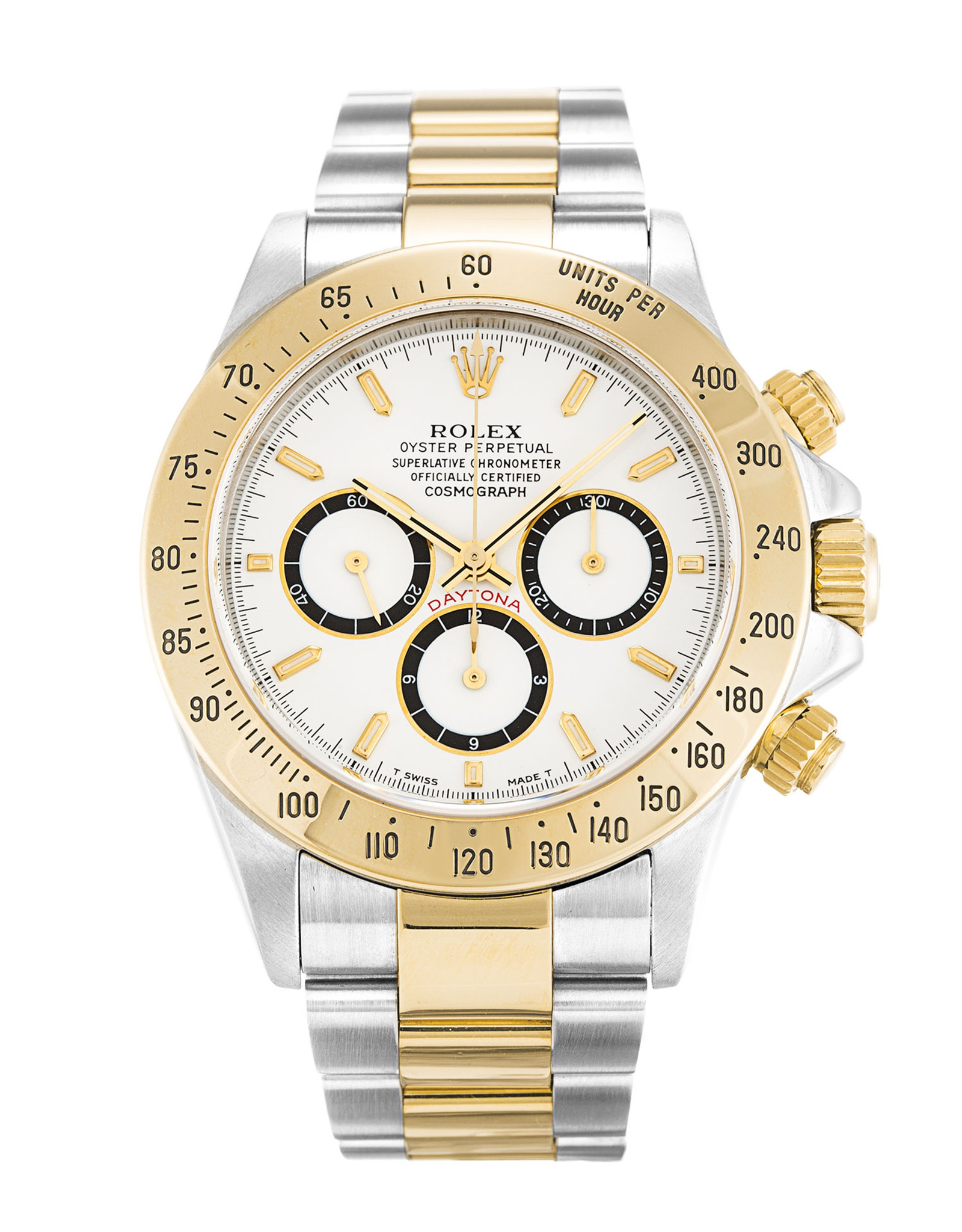 Daytona White Dial Stick Markers 16523 40MM