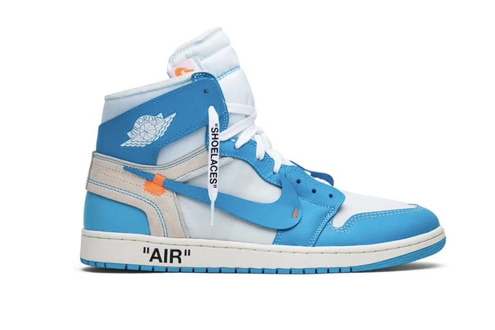 AIR JORDAN 1 OFF-WHITE BLUE “UNC” UNIVERSITY BLUE REPS