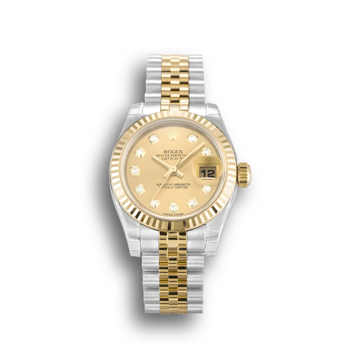 Datejust Lady Champagne Diamond Dial 179173