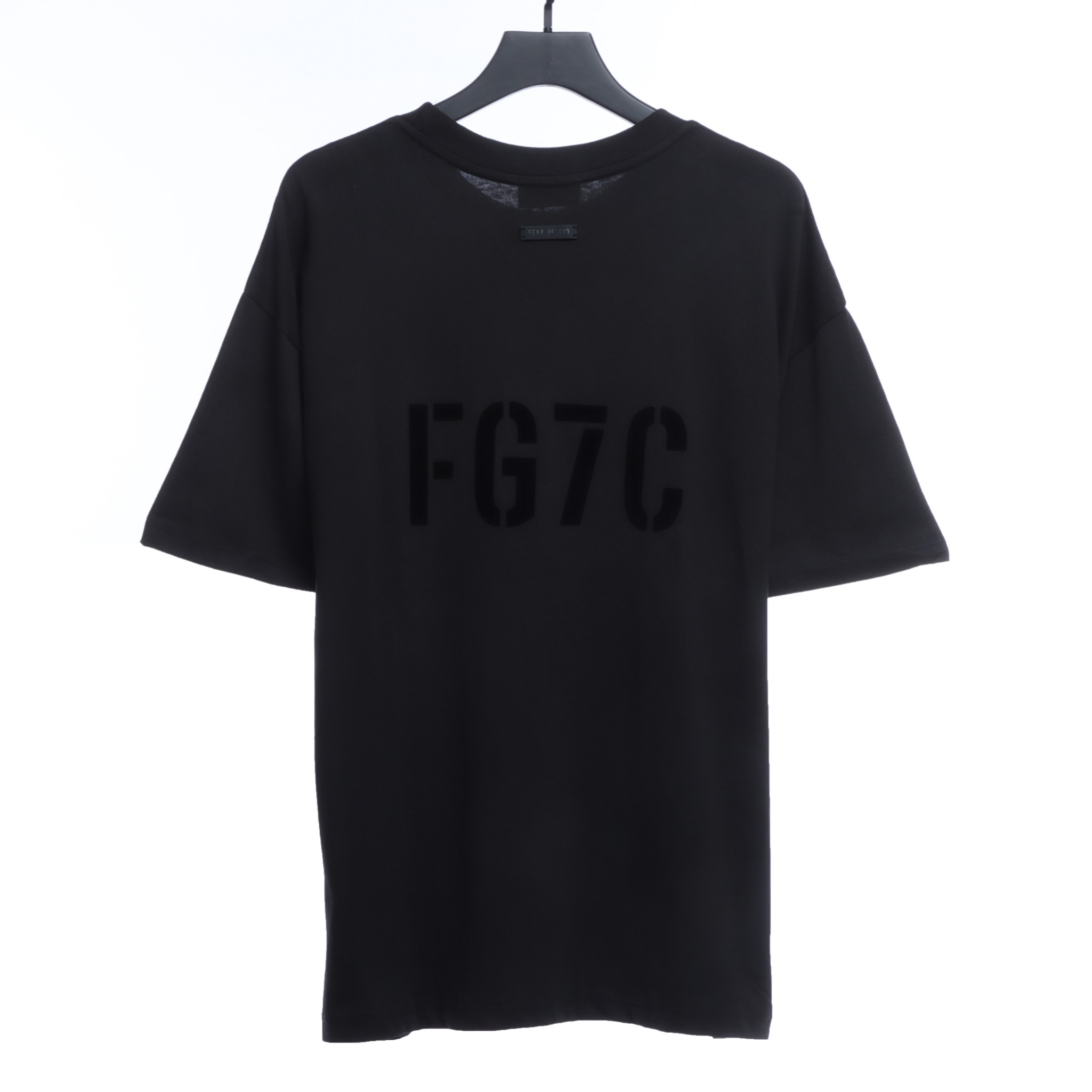 Flocked Print T-Shirt