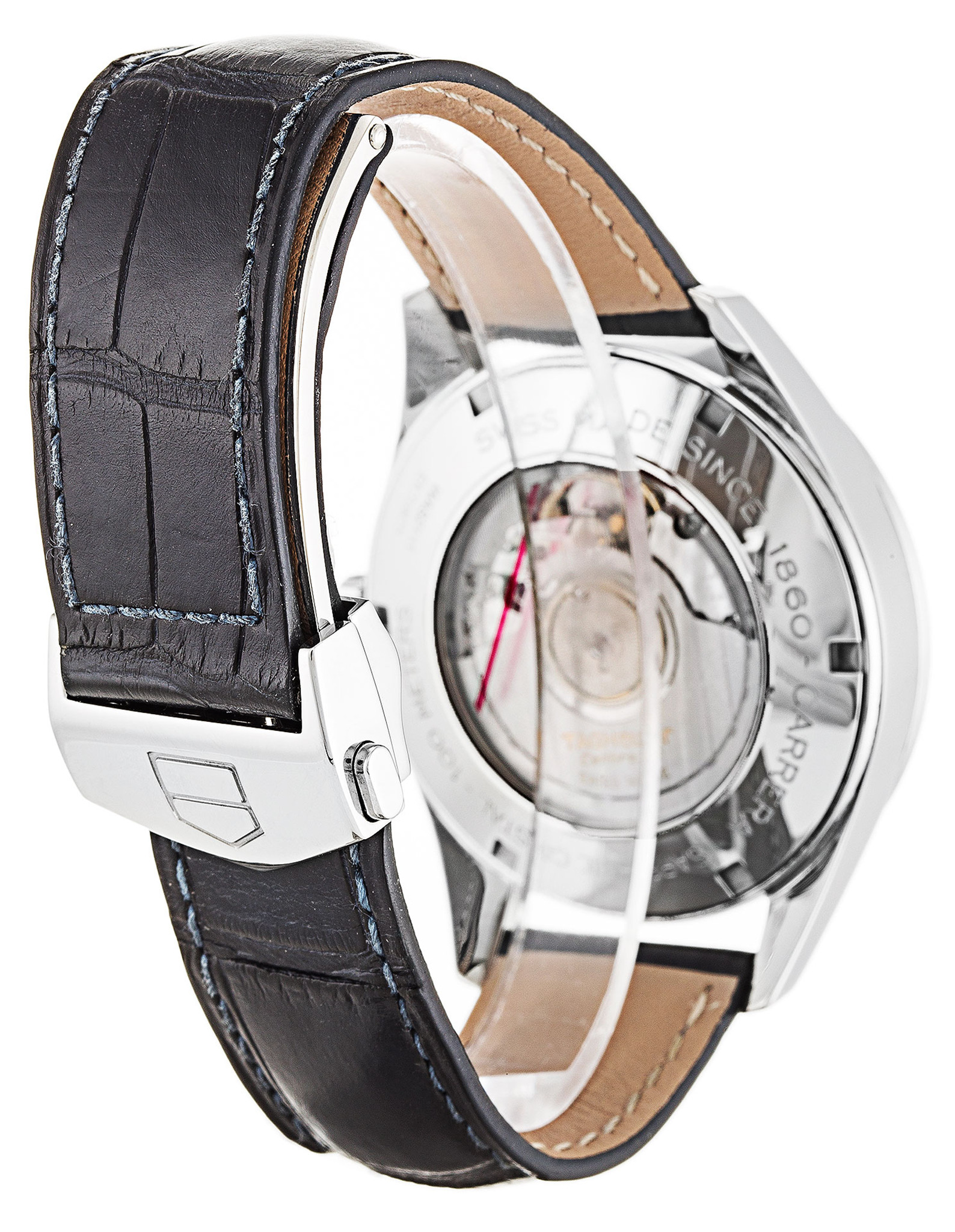 Carrera WAS2111.FC6293 White Dial Leather Strap 41MM