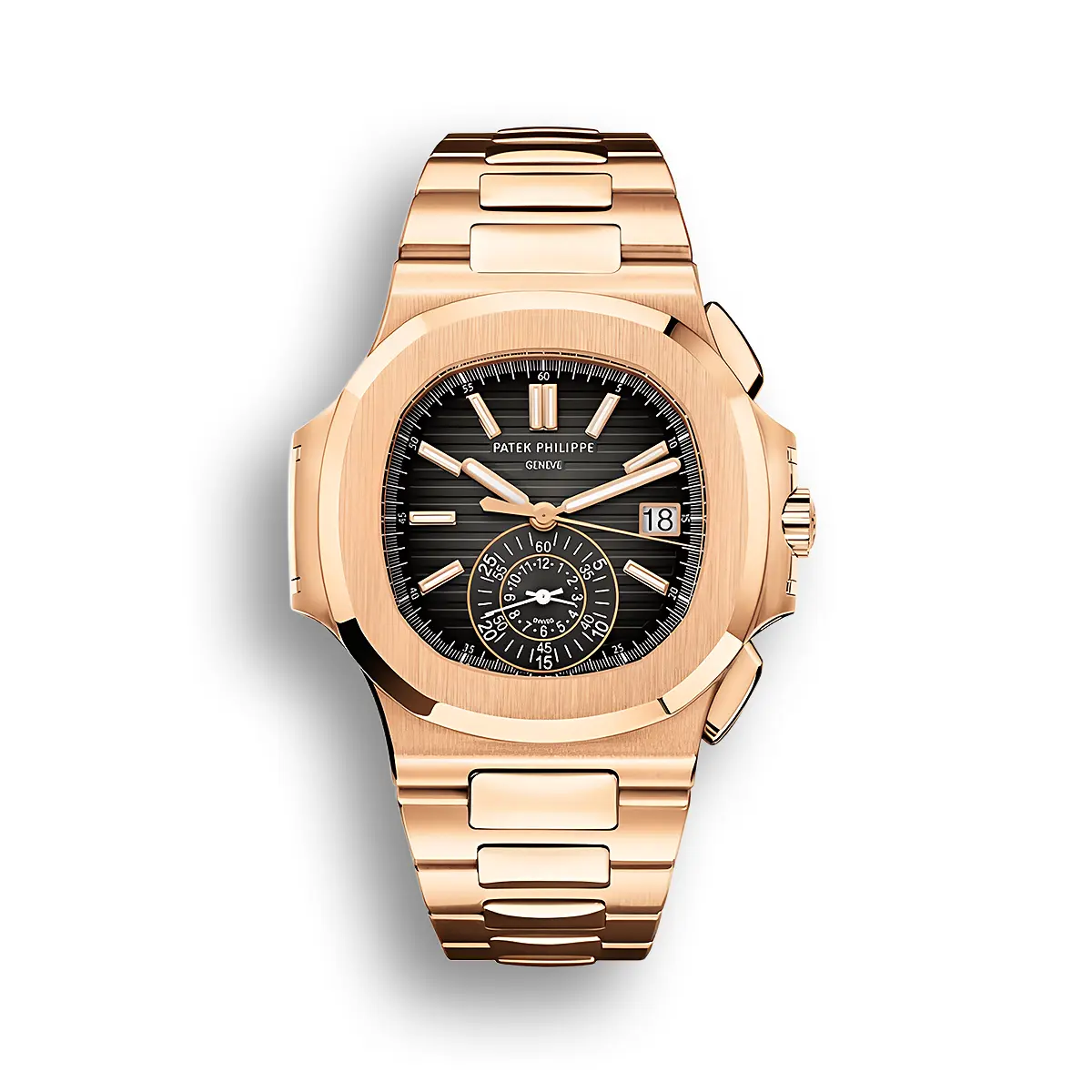 Nautilus 5980/1R-001 Flyback chronograph, Date.  40.5 mm,Rose gold