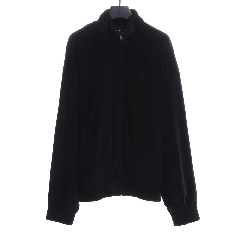 Velvet zipped jacket