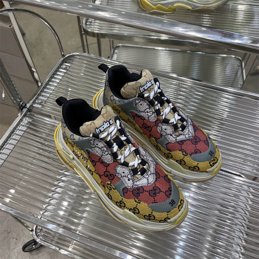 Balenciaga x Gucci triple sneakers