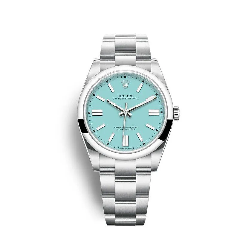 Oyster Perpetual Turquoise blue