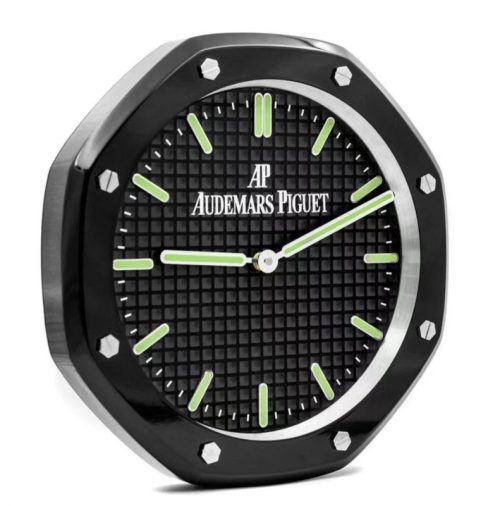 Ap Royal Oak Oak wall clock black greenformula luminous dial