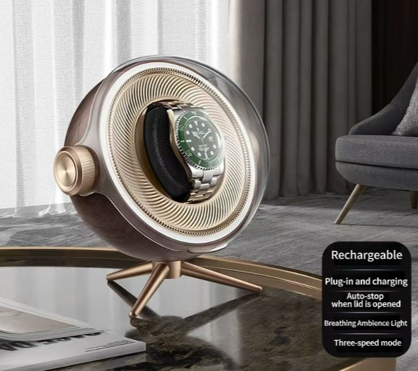 Watch Winder for Automatic Watches, Automatic Watch Winder Box, Astronaut series, silent and durable