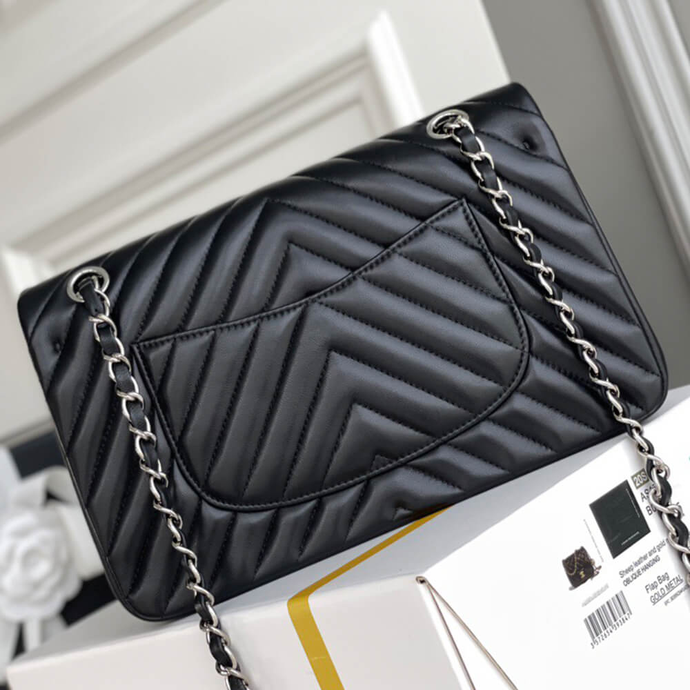 Chanel Classic Chevron Medium Flap