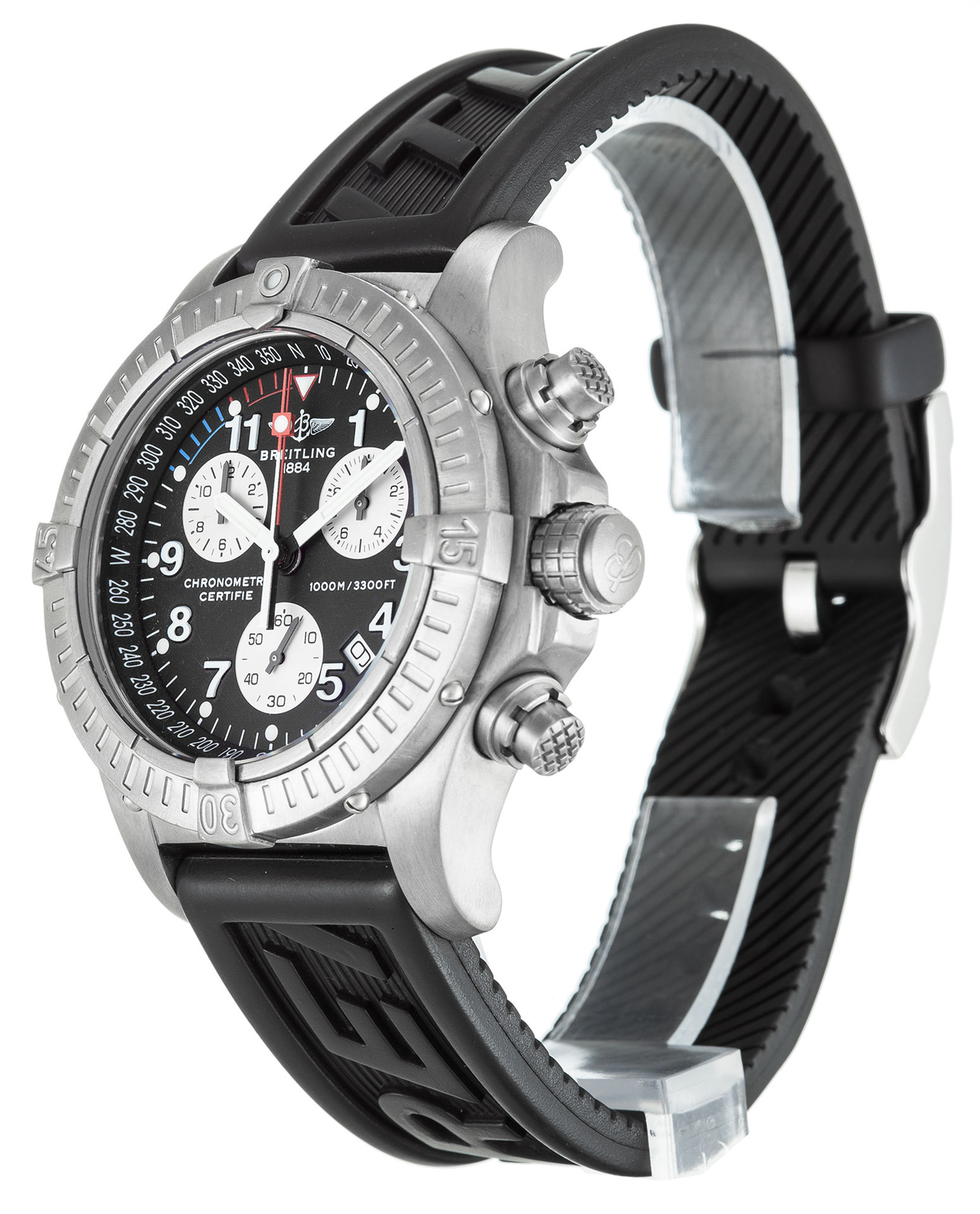 Chrono Avenger M1 Black Dial Number Markers E73360