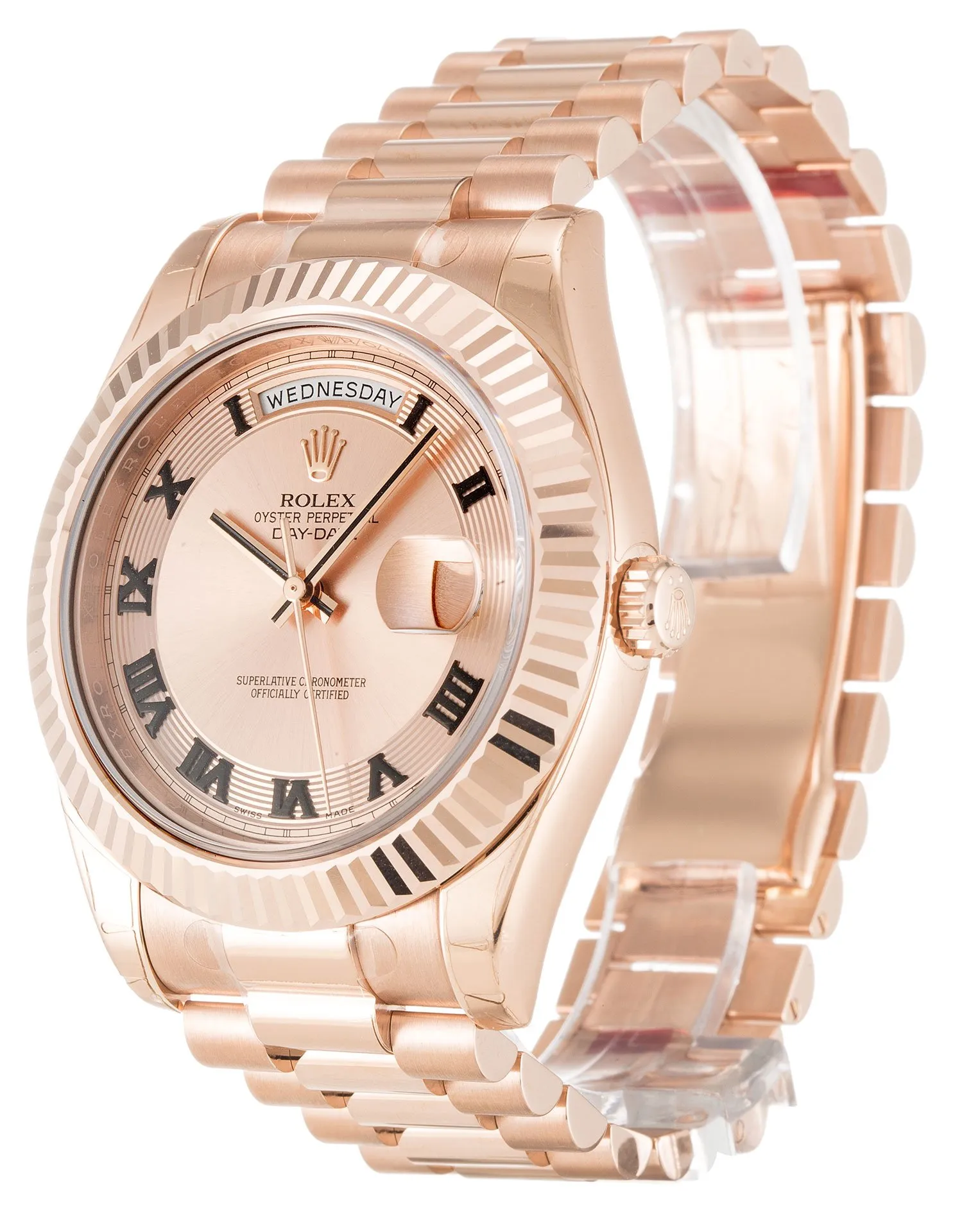 Day-Date II Rose Dial 218235