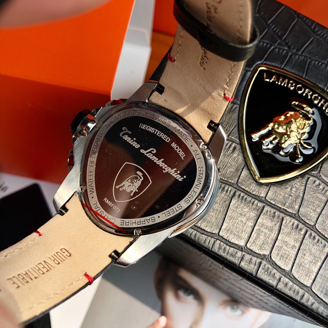 Tonino Lamborghini New Spyder Chronograph black / Red