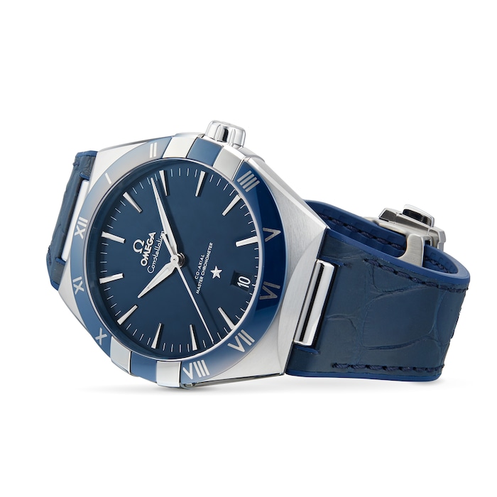Constellation Co-Axial Master Chronometer 41mm Mens Watch Blue