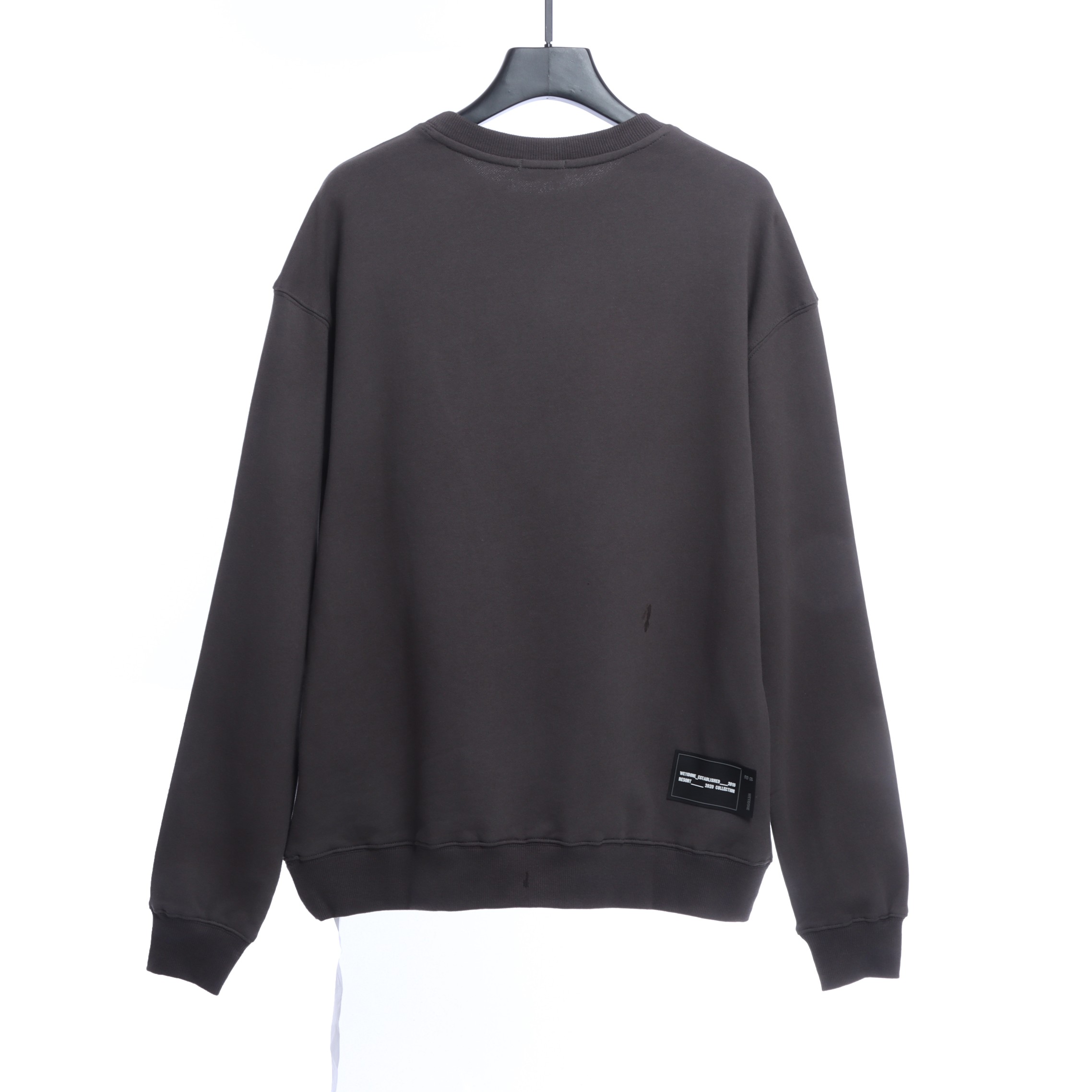Embroidered Bear Crew Neck Sweatshirt