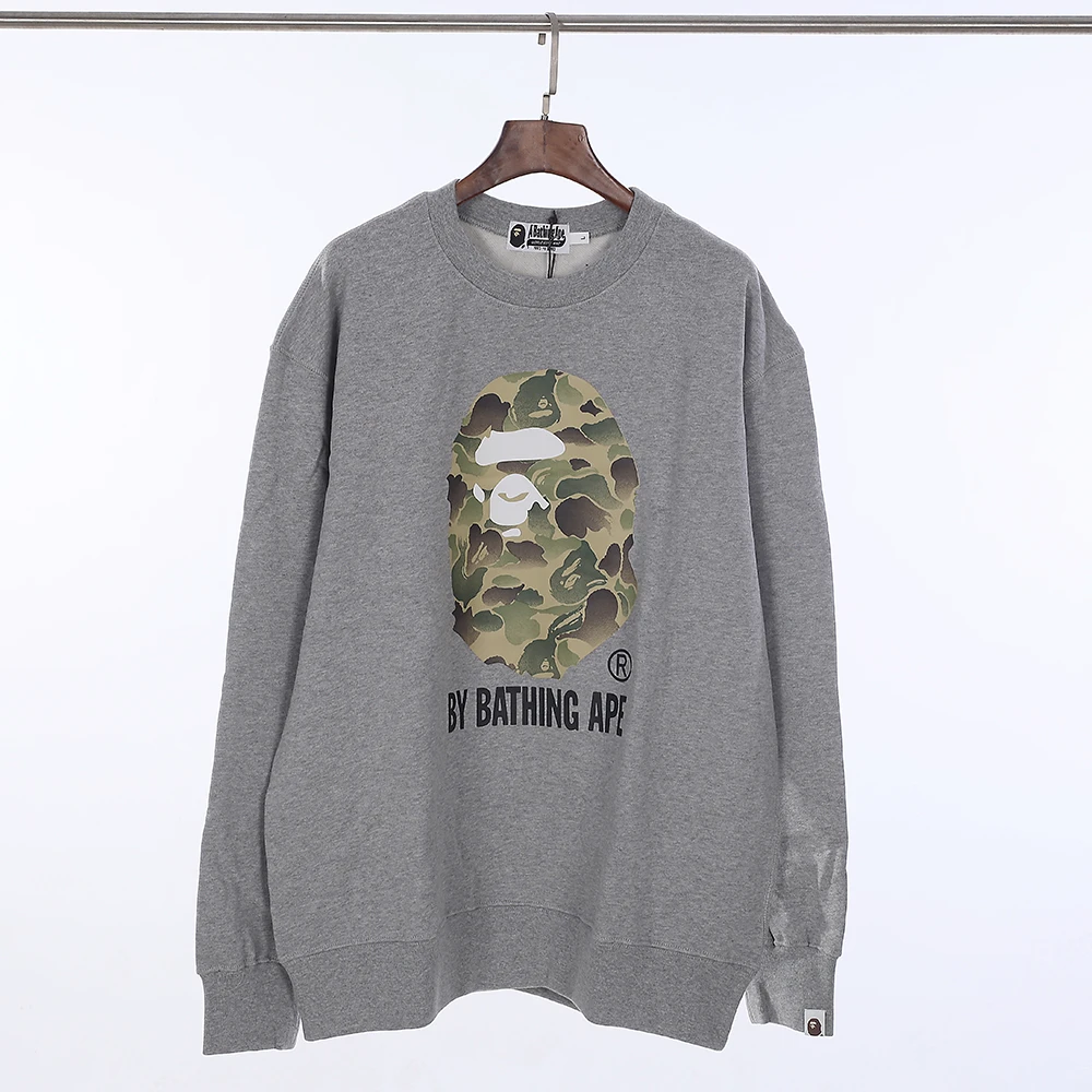 BAPE BLACK/GRAY LOGO SWEATER 11
