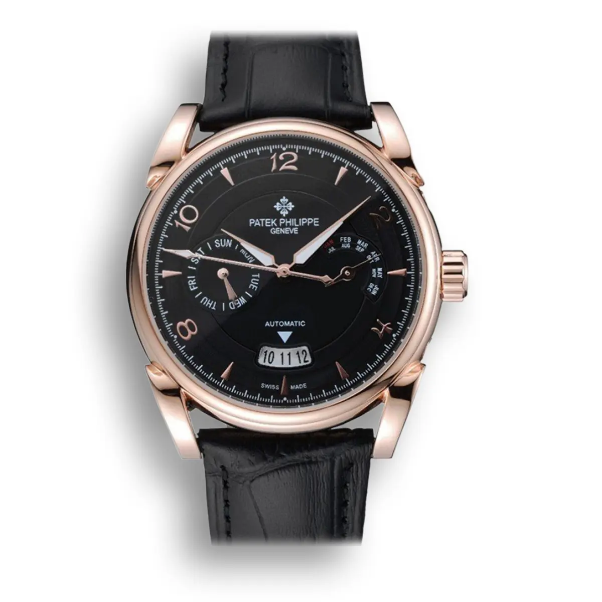 Complications Dial Black 40 mm, Rose Gold Plated