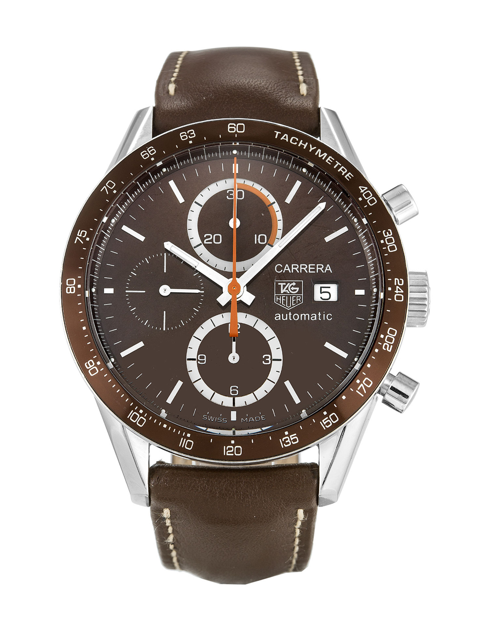 Carrera CV2013.FC6234 Black Dial Stick Markers 41MM